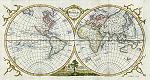 stock image download 18th century world map